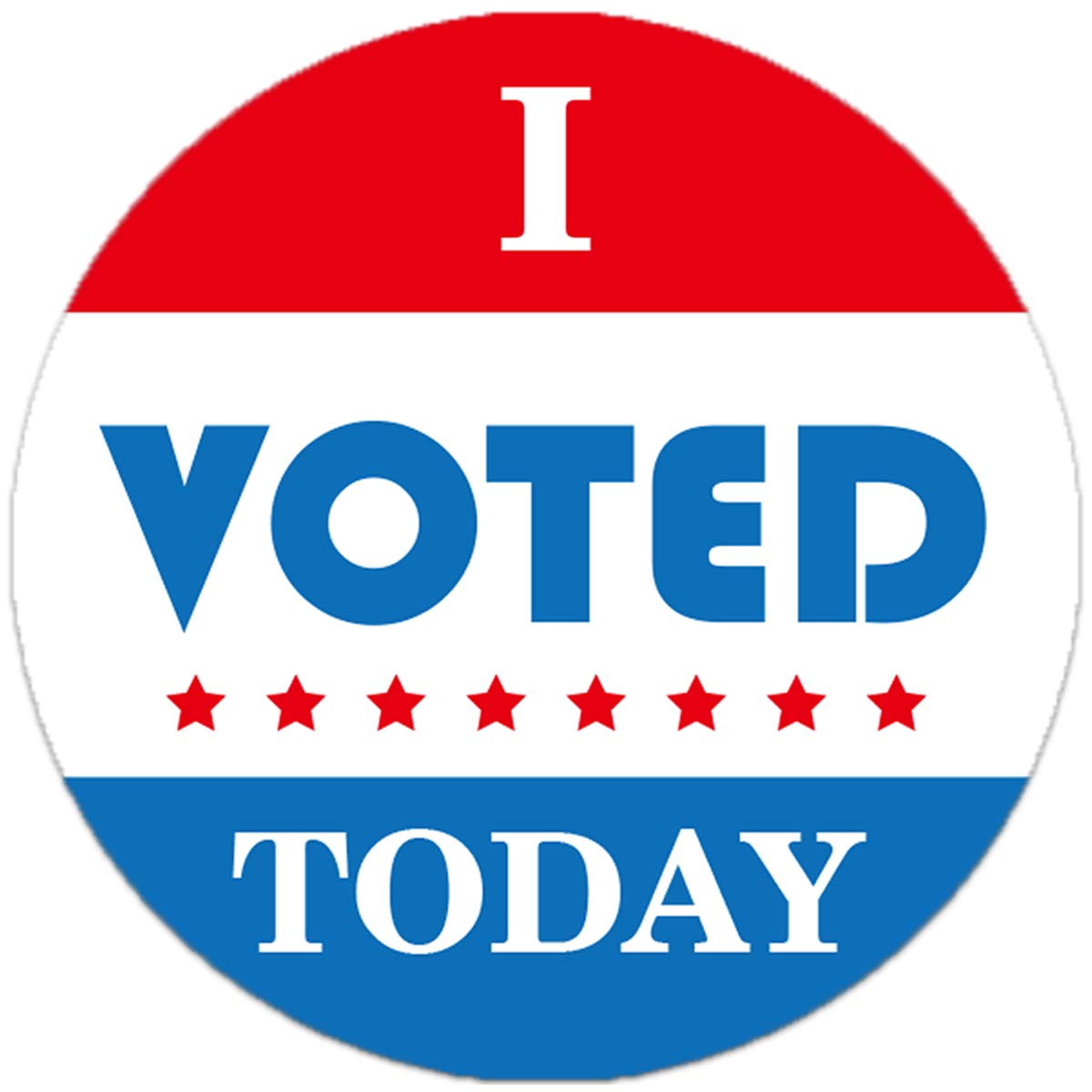 Voters receive an “I Voted Today” sticker from every polling location if they vote in person.